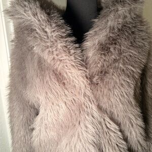 Fashion Nova Fuzzy Teddy Jacket in Light Brown